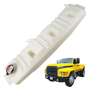 Imagem de SIYOEN F6HZ-8A080-B Garrafa de reservatório de transbordamento do radiador compatível com Ford Truck F600 F700 F800 1980-1998 substitui F6HZ8A080B F5HT-8A080-HA