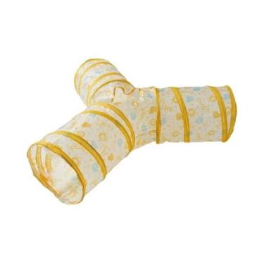 Imagem de Túnel Para Gatos Dobrável E Respirável, Brinquedo De Brincar Interno, 
