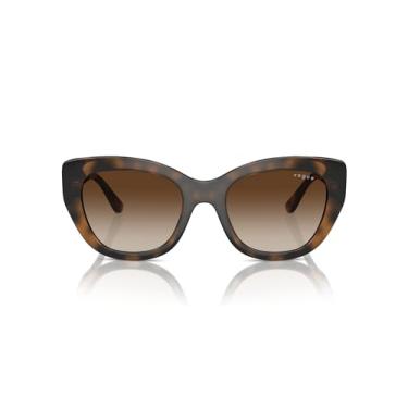 Imagem de Óculos de Sol Vogue Eyewear 0VO5567S 238613 Tam 52 / Marrom Havana - Lentes Marrom