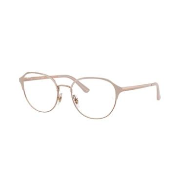 Imagem de Armação para Óculos Ray-Ban 0RX6526L 3180 Tam 53 / Marrom Claro/Rose Gold