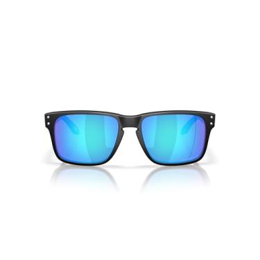 Imagem de Óculos de Sol Oakley Polarizado Holbrook S 0OO9509 950904 Tam 53 / Preto Fosco - Lentes Prizm Sapphire Polar