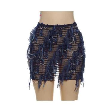 Imagem de Saias Coloridas Com Franjas Para Mulheres, Estilo Sexy E Ajustado, Ten