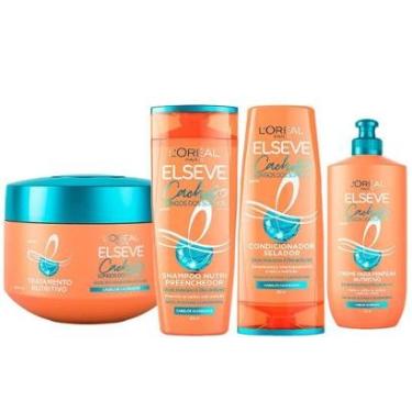 Imagem de Elseve Cachos Longos dos Sonhos Kit - Shampoo + Condicionador + Máscara+ Creme de Pentear Kit-Unissex