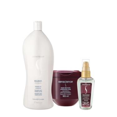 Imagem de Kit Senscience Balance Inner True Hue Shampoo Máscara Sérum (3 produtos)
