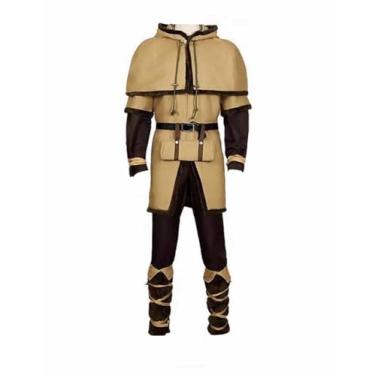 Imagem de JHUITONX Thorfinn Karlsefni fantasia cosplay nonage anime papel viking fantasia personalizada masculina (GG)