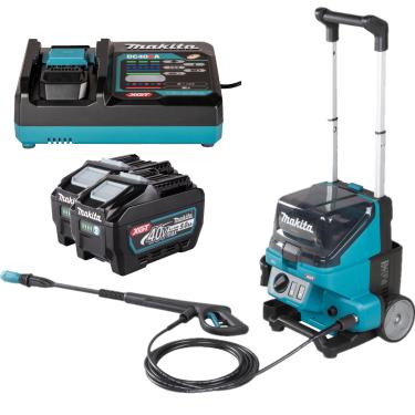 Imagem de Lavadora Alta Pressão Makita HW001GT201 Kit 2 Bateria