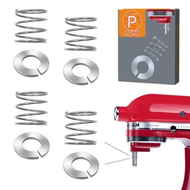 Imagem de Encaixe de mola e arruela de aço inoxidável compatível com batedeira Kitchenaid 3,5/4/5/6/7/8 litros