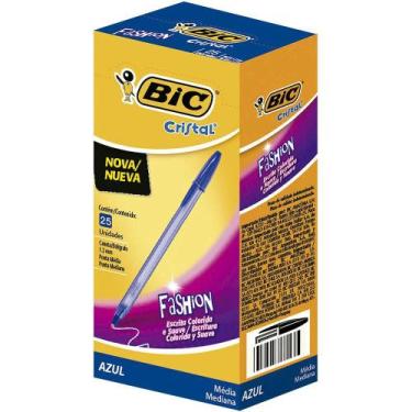Imagem de Caneta bic fashion soft 1.2 azul 25un