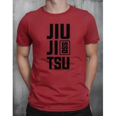 Imagem de Camiseta Camisa Adulto Feminina Masculina Algodão Luta Jiu Jitsu OSS M