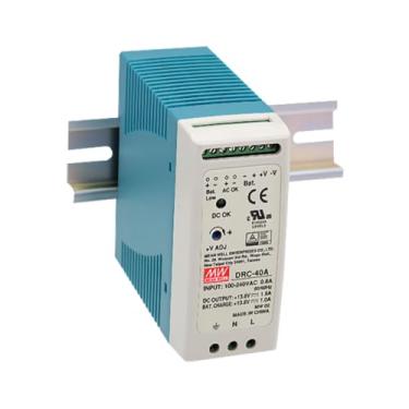 Imagem de MeanWell 40W Fonte De AlimentaçãO Mesa Para RáDio Ham Com SaíDa úNica E FunçãO Ups Com Carregador De Bateria Fonte De LaboratóRio VariáVel Fonte De AlimentaçãO Micro Atx (DRC-40A 40.02W/UPS Function)