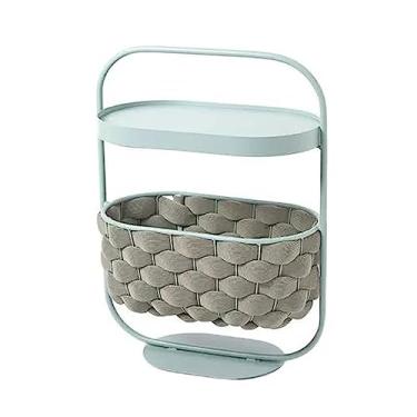 Imagem de Mesa de centro moderna, mesa de cabeceira portátil com cesta de armazenamento, também pode ser uma cama de gato, mesa lateral pequena mesa de cabeceira com bandeja removível para sala de estar, quarto