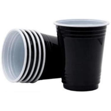 Imagem de Copo Americano Descartável Shot Tequila 30Ml Com 40Un Preto - MOR