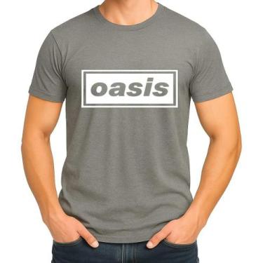 Imagem de Camiseta Camisa Blusa Masculina Feminina 100% Algodão Banda de Rock Oa