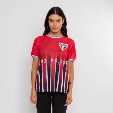 Imagem de Camiseta Baby Look Oficial São Paulo Tricampeão Mundial