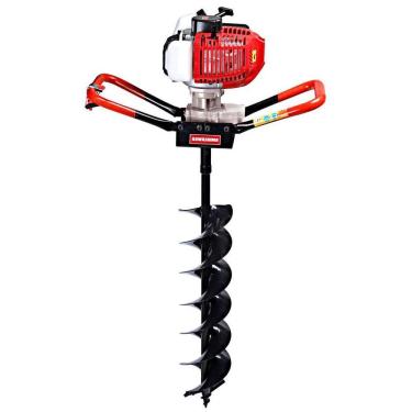 Imagem de Perfurador De Solo Kawashima Ed43 Com Broca Forte De 80X15Cm