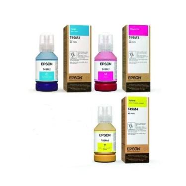 Imagem de Tinta Sublimática Epson Original T49m Kit Cores F570 F170