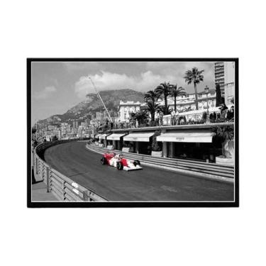 Imagem de Quadros Decorativos Ayrton Senna Campeão Mundial De F1 Para Sala De Es