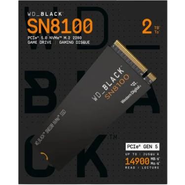 Imagem de SSD M.2 Nvme Gen5 Wb Black SN8100 2TB 14.900MB/s SSD PCIe 5.0 M.2 Nvme Gen5 - Wds200t1x0m-00cmt0