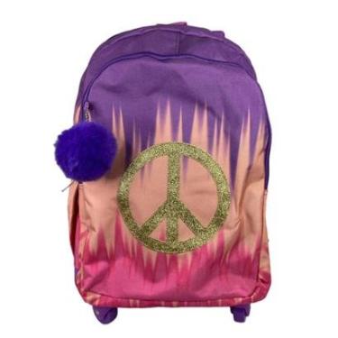 Imagem de Mochila Escolar Juvenil Quatro Rodinhas Clio CG2214-Feminino
