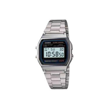 Imagem de Relógio Casio Vintage Prata Unissex A158WA-1DF-SC, Prata