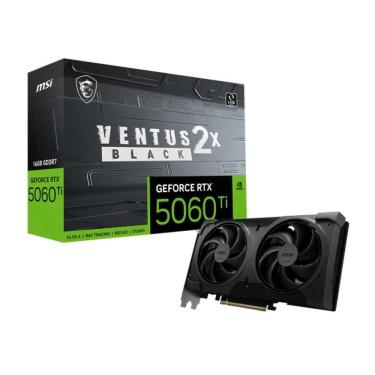 Imagem de Placa de Vídeo MSI Geforce RTX 5060 Ti Ventus 2X Black Plus