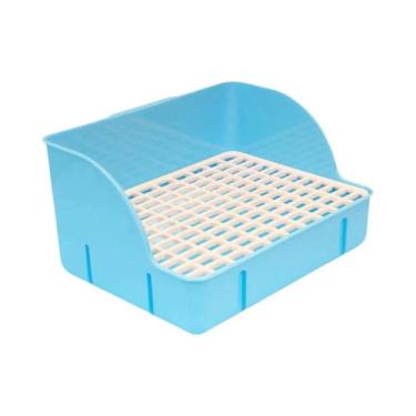 Imagem de Caixa Sanitária De Canto Para Coelhos, Hamsters, Porquinhos-da-Índia, 