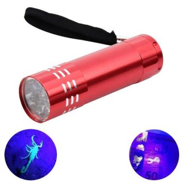Imagem de Detector de Dinheiro Falso Escorpião 9 LEDs UV Vermelho CBRN18697 - CO