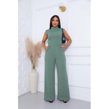 Imagem de Conjunto Pantalona E Regata Gola Alta!!! - Decreto Fashion, Verde, GG