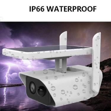 Imagem de Câmera de Segurança Sem Fio e Solar com Conexão WiFi e A prova d'água 