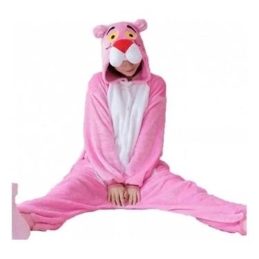 Imagem de Macacão de pijama, pijama para adultos, unissex, poliéster e algodão -