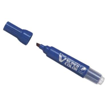 Imagem de Marcador Permanente V Super Color Azul Pilot