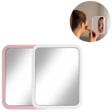 Imagem de Kit 2 Espelhos De Mesa Retangular Com Moldura 15cm - Equipe Y