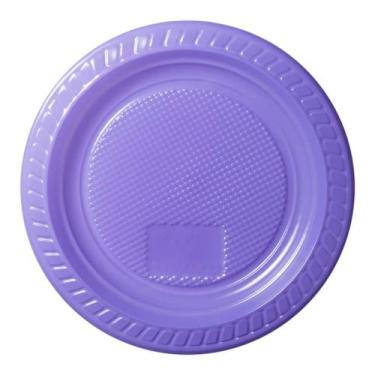 Imagem de Prato Descartável Lilás para Festa 15cm - 10 Unidades - Copobras