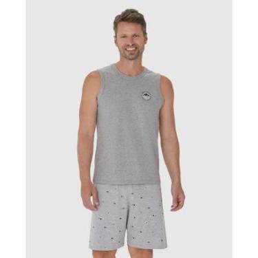 Imagem de Pijama Masculino Regata Algodão Malwee Ref. 122445-Masculino