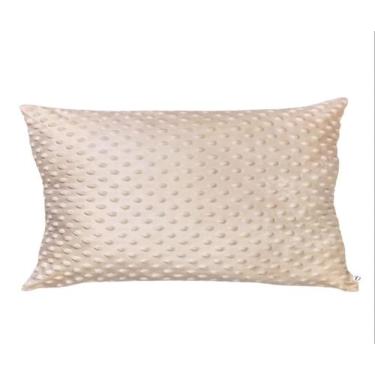 Imagem de Capa de Almofada Coleção Bubbles Veludo Bege Retangular - Díspar Desig