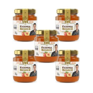 Imagem de Combo Geleia de Pêssego 270g Fazenda Sedrez - 5 unid