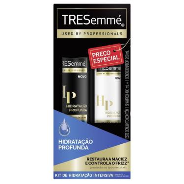 Imagem de Shampoo 400ml e Condicionador 200ml Tresemmé Hidratação Profunda