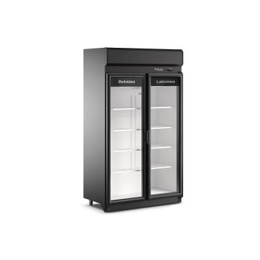 Imagem de Expositor Refrigerado Vertical 2 Portas de Vidro Fricon 869 Litros ACFM785 Preto - 220V