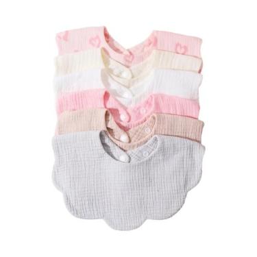 Imagem de Conjunto De Babadores E Panos De Boca Para Bebês, 3 Peças, Com Babador