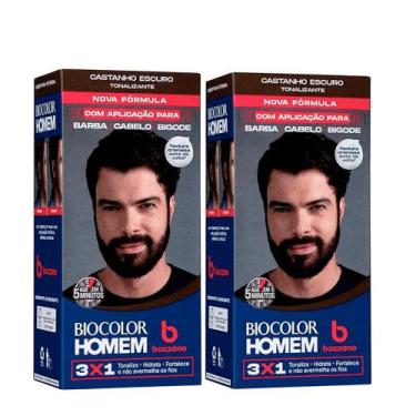 Imagem de Kit Tonalizante Biocolor Homem Castanho Escuro - 2 Unidades