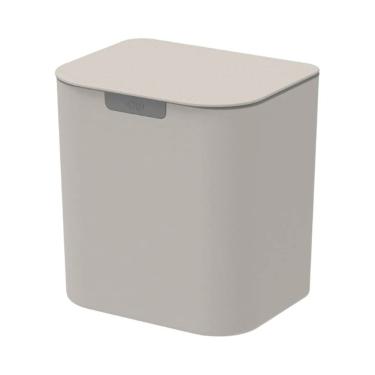 Imagem de Lixeira de Bancada e Parede Liv - 5 Litros - Bege - Ou