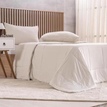 Imagem de Kit Cama Verão Queen Gelatto TermoFresh Edredom e Travesseiros Centeio