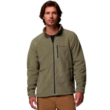 Imagem de Jaqueta Fast Treek Fleece Columbia Masculina Verde Musgo - M, Verde mu