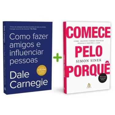 Imagem de Kit 2livros, Como Fazer Amigos e Influenciar Pessoas + Comece Pelo Por