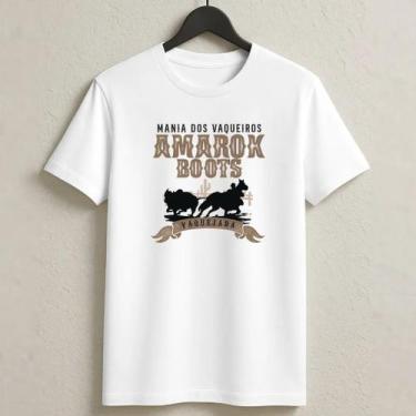 Imagem de Camiseta Country 100% algodão Western Camisa Casual Vaqueiros - Amarok