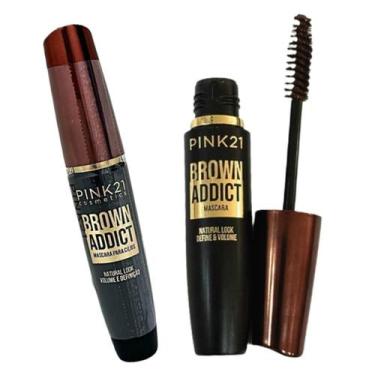 Imagem de Máscara para Cílios Volume e Definição Natural Brown Addict - Pink21, 