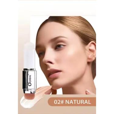 Imagem de Base Que Muda de Cor com Pincel  Uniformiza o Tom da Pele Naturalmente