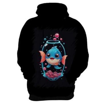 Imagem de Blusa de Frio Peixinho Feliz no Aquário Peixe 4 - Kasubeck Store, Inf 