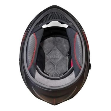 Imagem de Capacete Moto Ebf Xtroy Com Óculos Interno Fumê + Narigueira - - EBF C