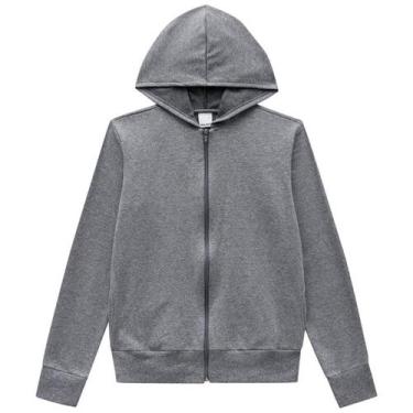 Imagem de Jaqueta Moletom Feminina Tradicional Malwee Ref. 54826, Chumbo, M